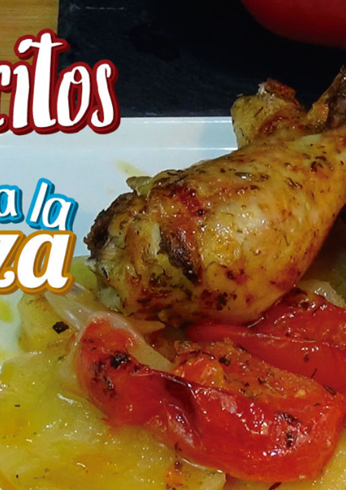 Una foto de Jamoncitos de pollo al horno a la cerveza