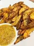 Potato Wedges with Honey Mustard Sauce
