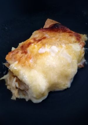Una foto de Lasaña de crepes