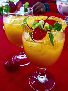 Foto resep Mango Punch Minuman segar di musim panas