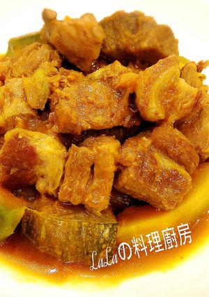 南瓜燒肉 的食譜成品照片