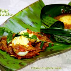 A picture of Mutta/Egg Pollichathu.