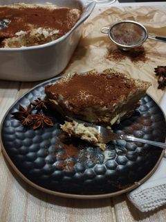 Tiramisu glutén- laktózmentesen házi piskótával recept fotója