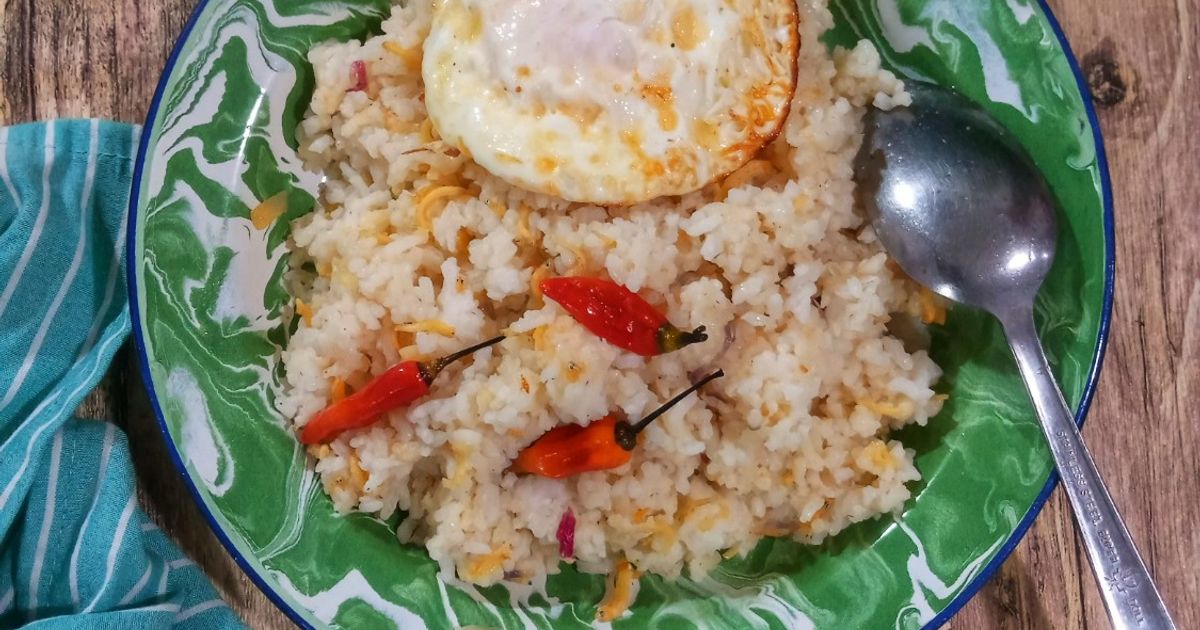 Nasi Goreng Teri Bumbu Iris