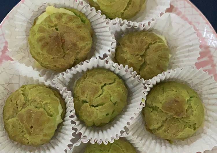 Choux puff / kue soes almond low carbo