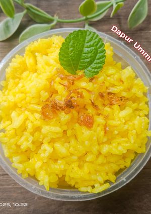 Foto resep Sego Kuning Gurih (Masak Dandang)
