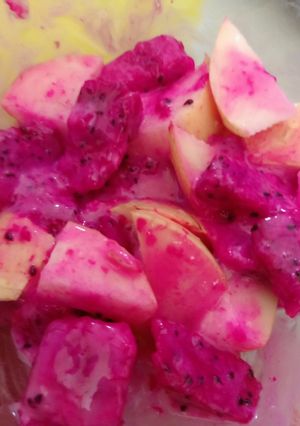 Foto resep Salad buah sederhana