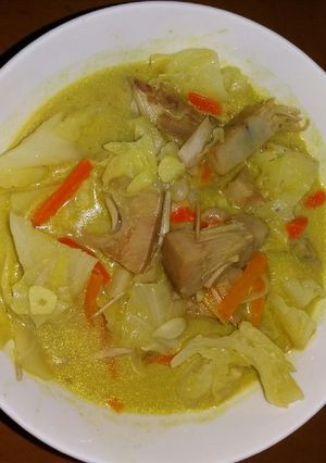 Foto resep Sop santan sayur nangka muda