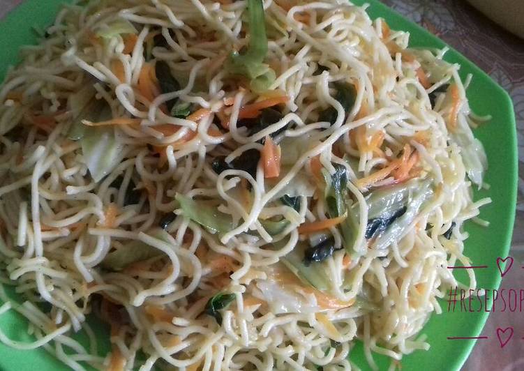 Bagaimana Membuat Mie Goreng Sayur#PekanInspirasi#BikinRamadhanBerkesan, Enak