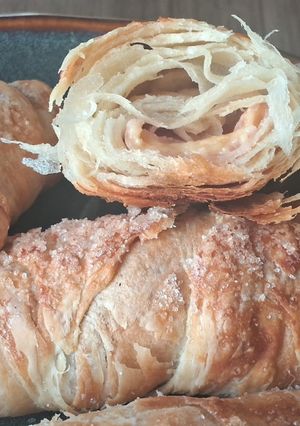 Una foto de Sacramentos rellenos de membrillo y de jamón y queso