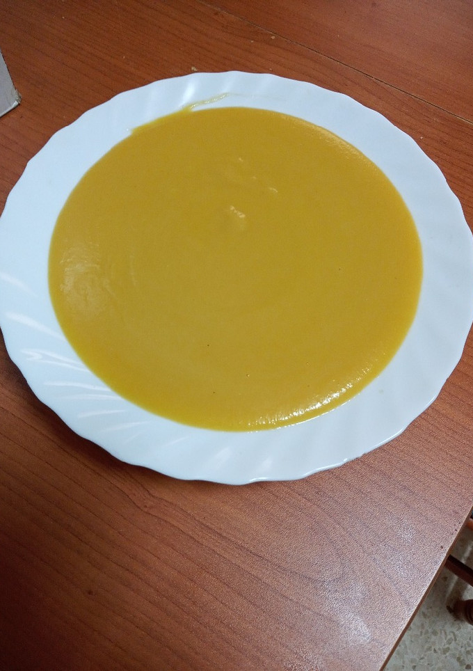 Una foto de Crema de garbanzos y verduras