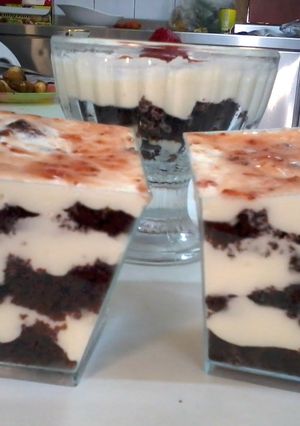 A picture of creamy chocolata.