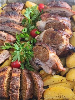 Magyaros fűszerezésű, darálthússal töltött oldalas Nyírő Kati konyhájából recept fotója