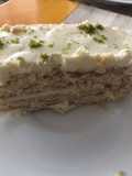 Postre de limón con galletas macarena