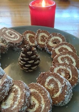 Diabetikus kókusztekercs recept fotója