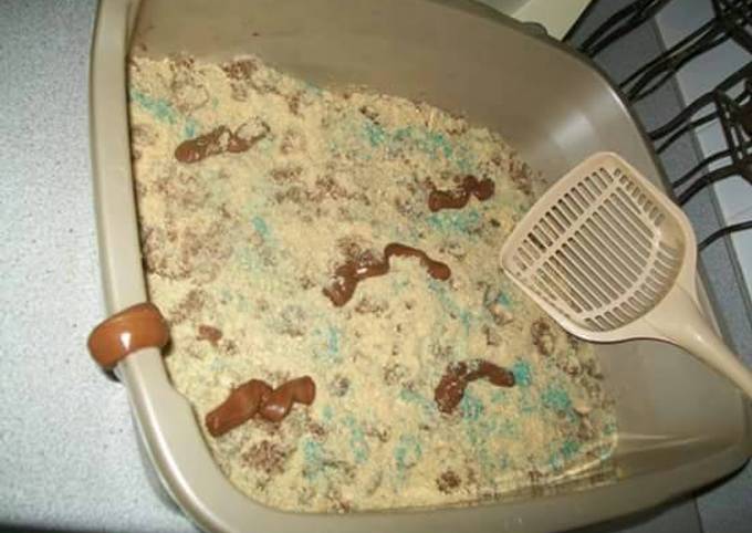 Kitty Litter Cake Recipe: Gross Halloween Party Food