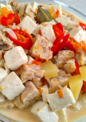 Foto resep Tahu tempe kentang masak santan