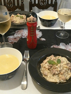 義大利雞肉白菇燉飯 的食譜成品照片