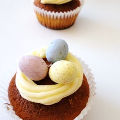Easter Jaffa Cupcakes A picture of Easter Jaffa Cupcakes.
