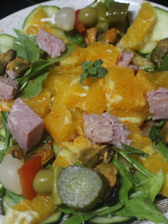 Una foto de Ensalada de calabacín crudo