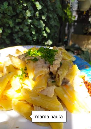 Foto resep (48). Penne Pasta Carbonara