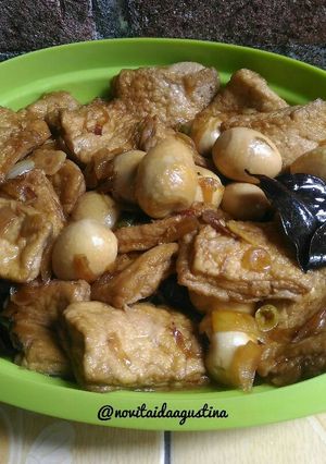 Foto resep Telur Puyuh & Tahu Kecap