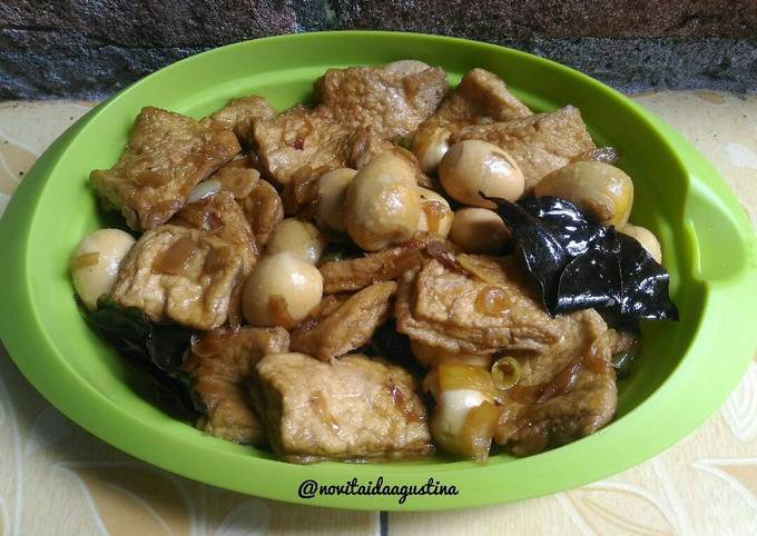 Resep Telur Puyuh And Tahu Kecap Oleh Novita Ida Agustina Cookpad