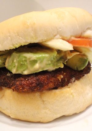 A picture of Veggie Burger.