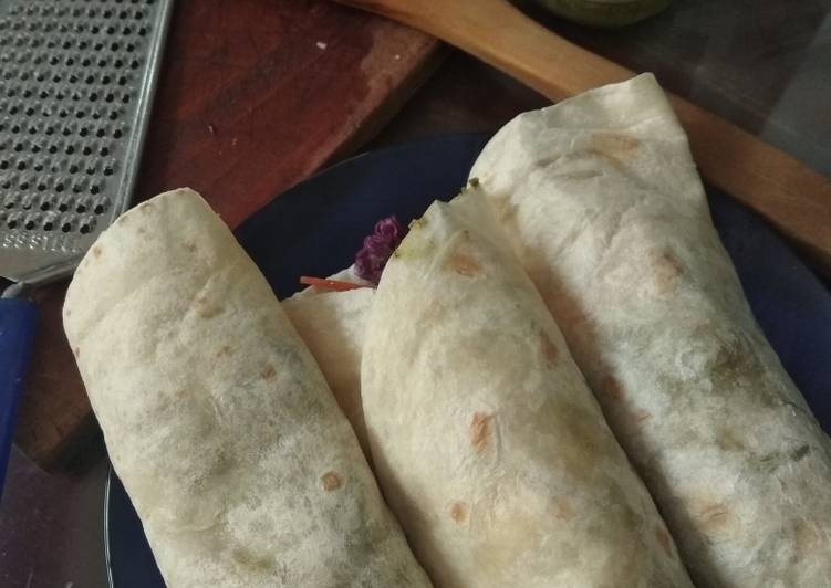 step by step Menyiapkan Mubi&#39;s Burrito Anti Gagal