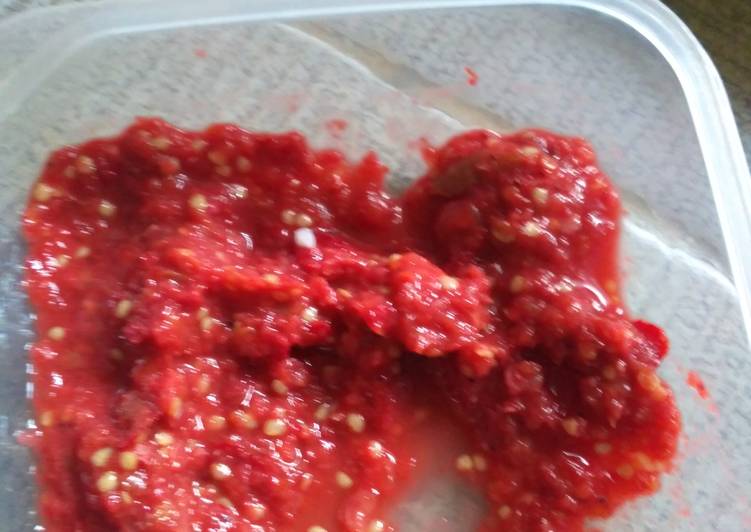 Sambal belacan/terasi khas melayu
