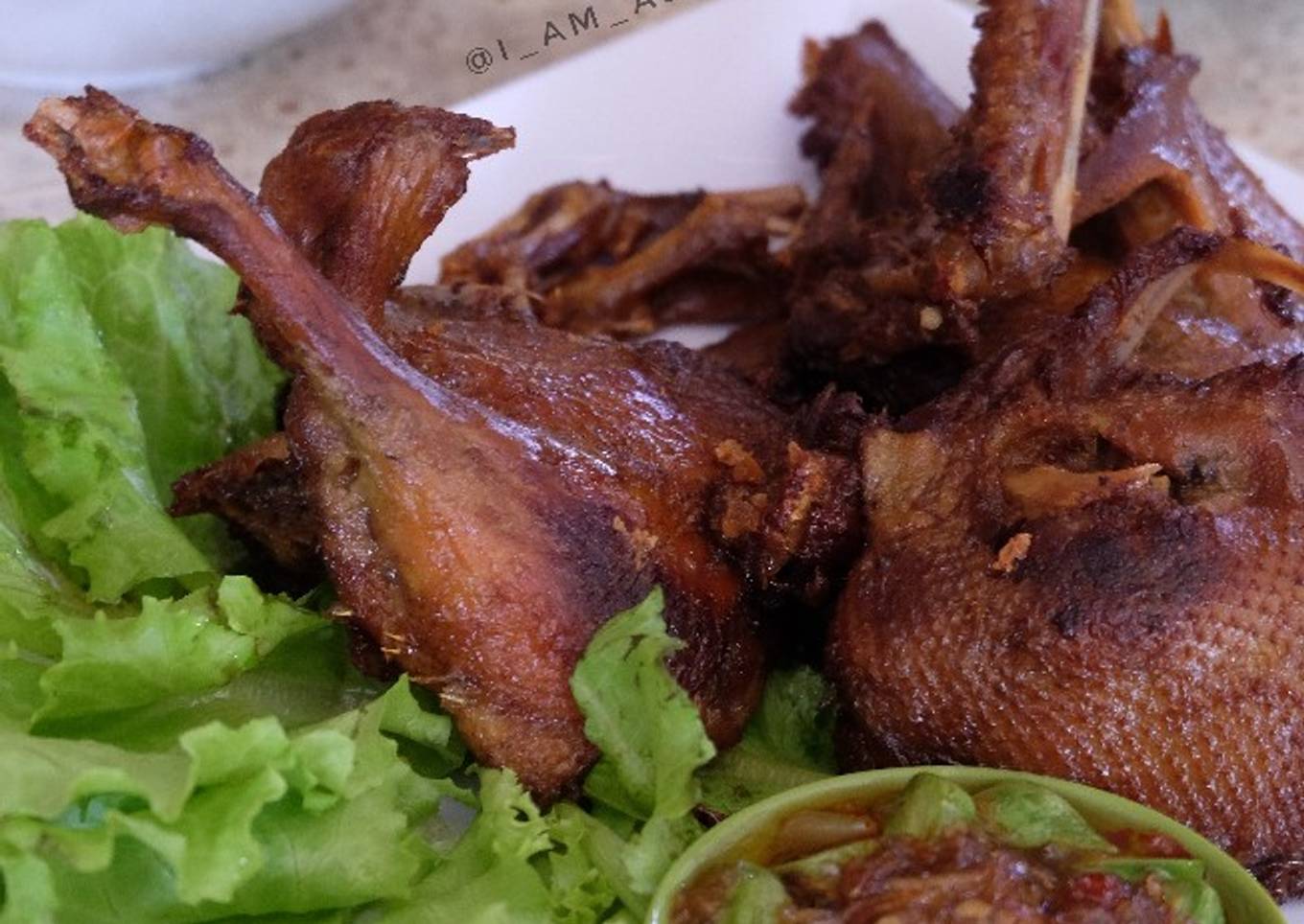 Bebek Ungkep Goreng