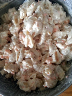 A picture of Macaroni Salad (the best) :).