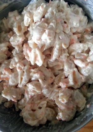 A picture of Macaroni Salad (the best) :).