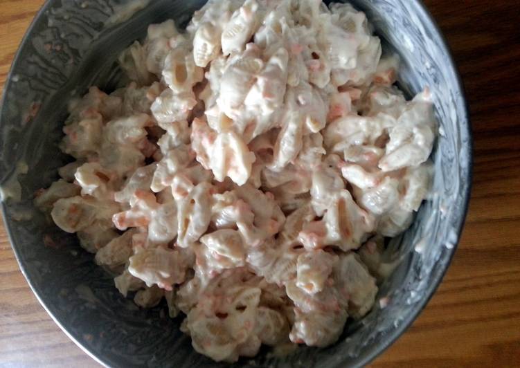 Steps to Prepare Super Quick Homemade Macaroni Salad (the best) :)