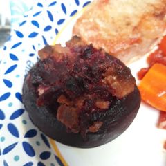 A picture of Stuffed Beets.