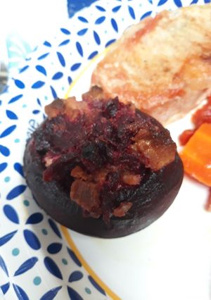 A picture of Stuffed Beets.