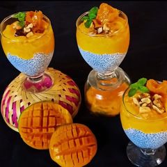 A picture of Mango Chia Pudding.