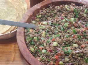Una foto de Ceviche de lentejón