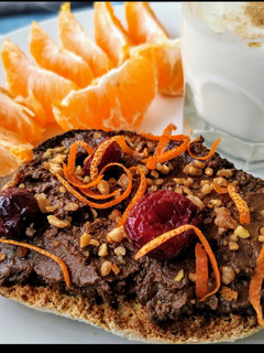 Foto principal de Crema de cacao con aguacate o caqui