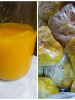 صورة لوصفة تحضير عصير برتقال