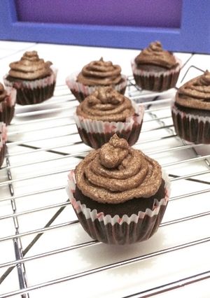 Foto resep Cupcake Coklat (Tanpa telur dan susu)