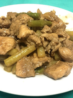 雞肉炒蘆筍 的食譜成品照片