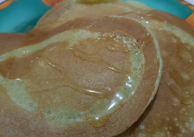 Mudah Banget Membuat Resep Pancake teflon anti gagal toping madu