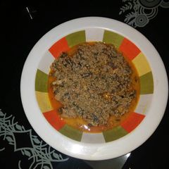 A picture of Egusi(melon) Soup.