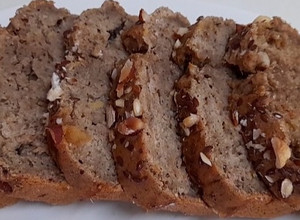 A picture of Eggless Banana bread.