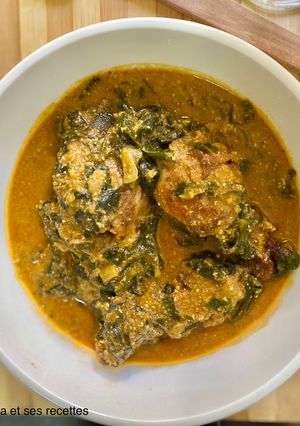 Une photo de Poulet aux épinard et aux graines de courge