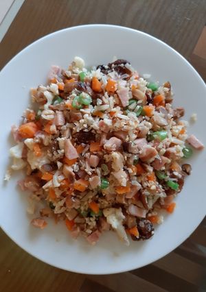 Hình của món Cơm keto.