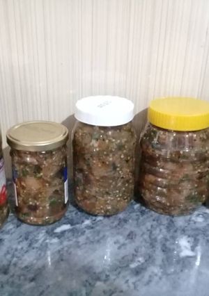عکسی از دستور ترشی بادمجان لیته