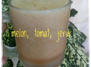 Foto resep Jus melon, tomat, jeruk