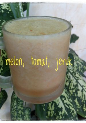 Foto resep Jus melon, tomat, jeruk